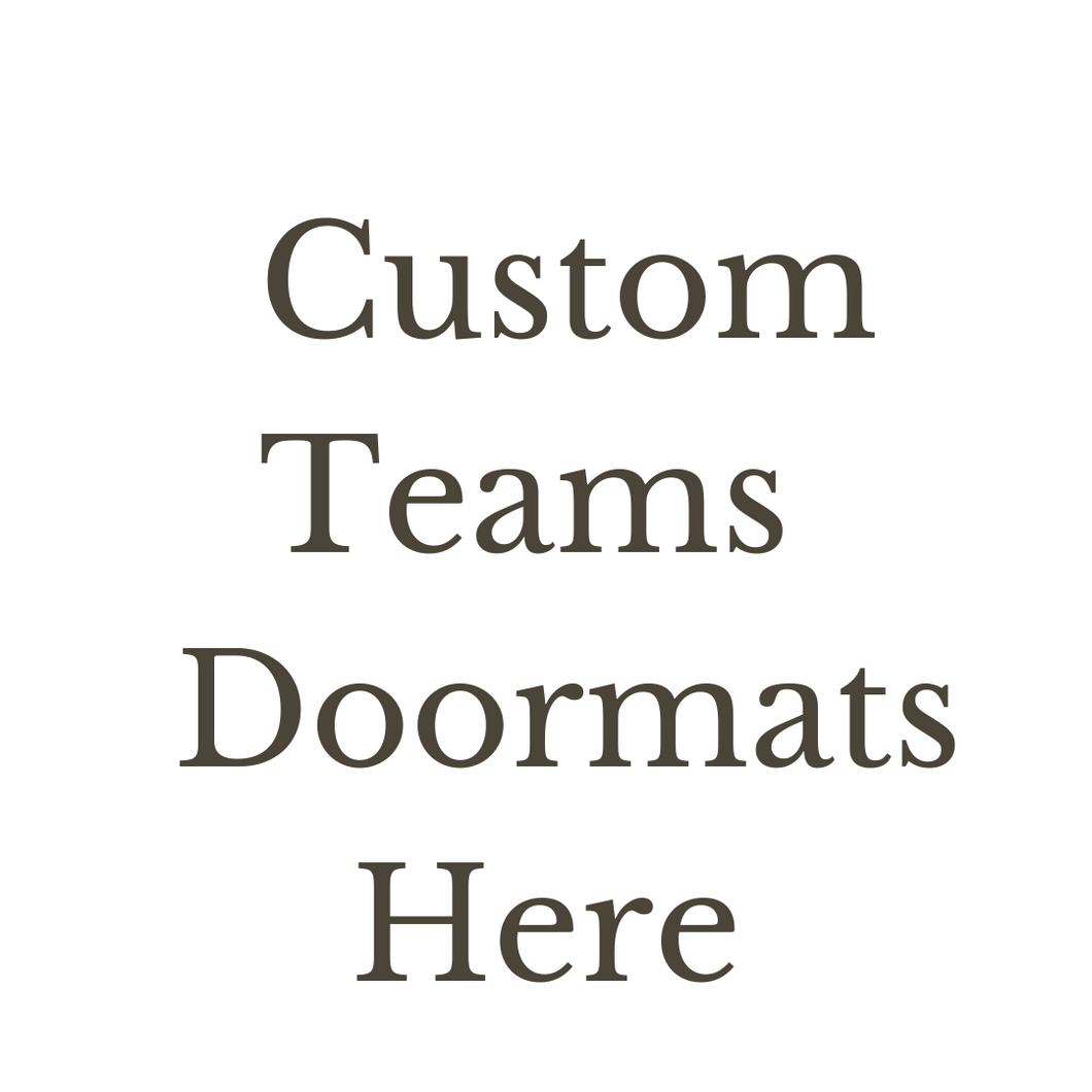 Shop Custom Teams Doormat Here